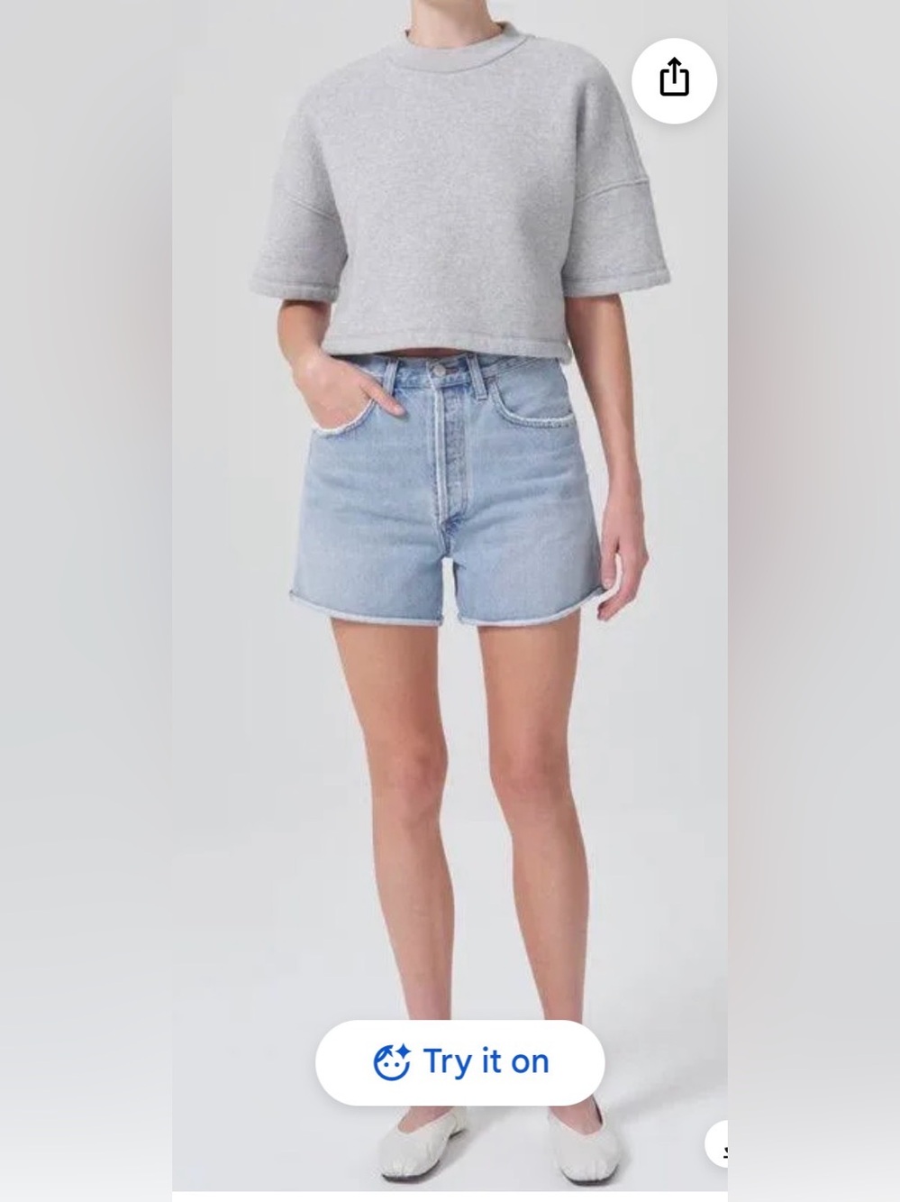 Agolde Women's Dee High-Rise denim Shorts